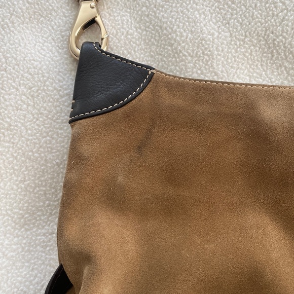 Vintage Dooney&Bourke tan suede handbag - Picture 9 of 14